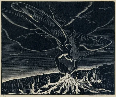 版画 Mead - The Seventh Angel (Revelations: XVI)