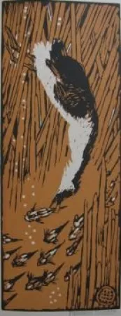 木刻 Méheut - Gode chassant