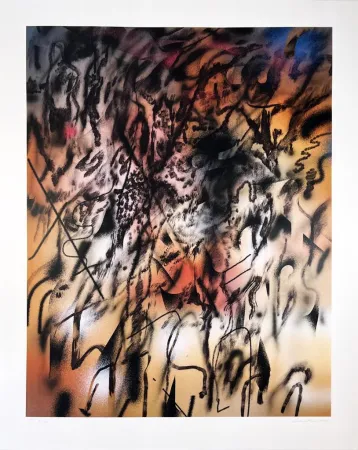 丝网印刷 Mehretu - Corner of Lake and Minnehaha