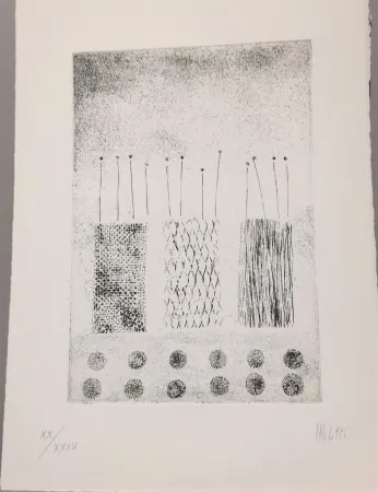 蚀刻版画 Melotti - Una Acquaforte