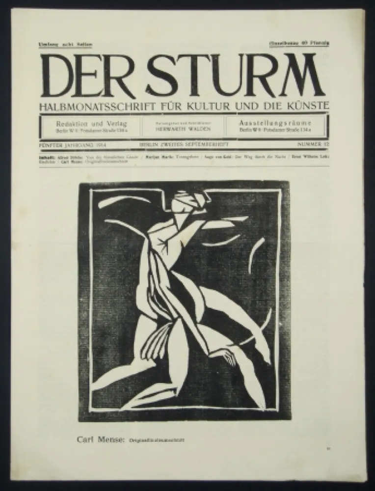 木刻 Mense - Figur (Figure)