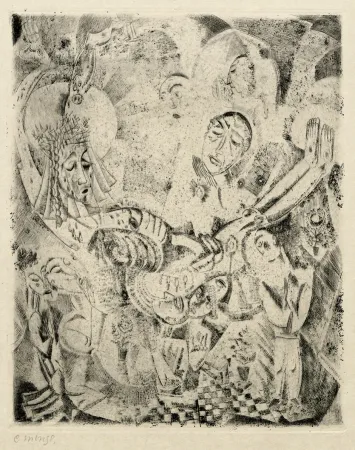 蚀刻版画 Mense - Karfreitag