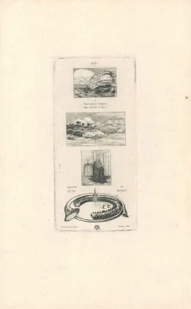 版画 Meryon - Rébus:  (