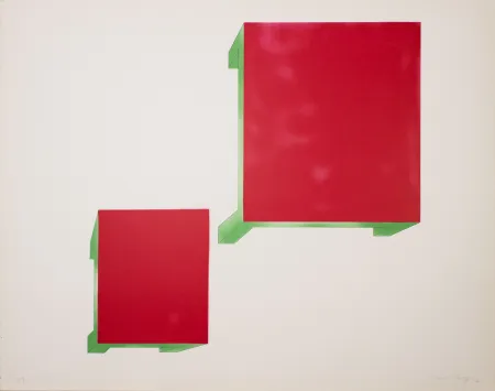 石版画 Merz - Il numero ingrassa (come) frutti d'estate e le foglie abbondanti 1. 1 . 2 . 3 . 5...