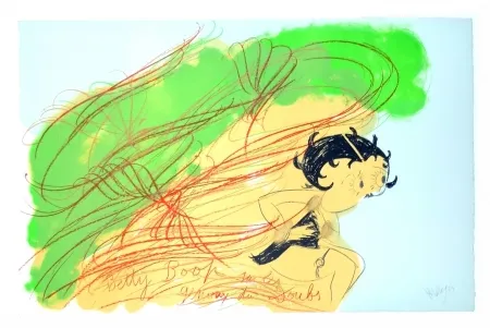 石版画 Messagier - Betty Boop