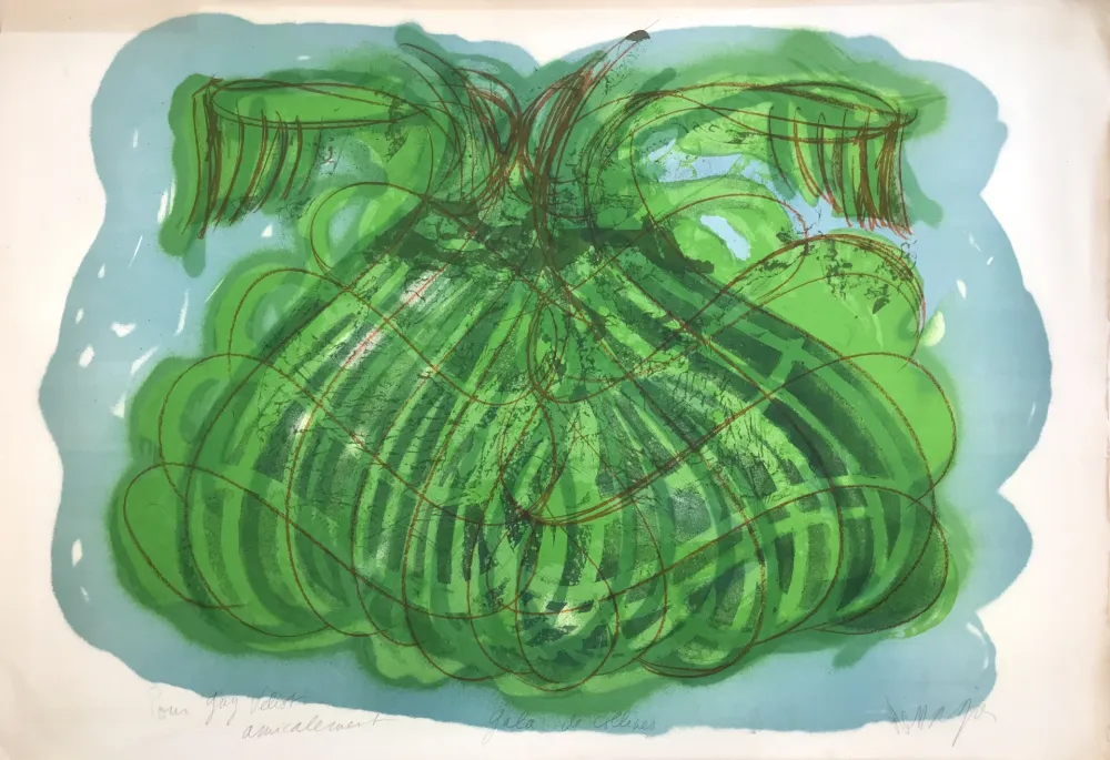 石版画 Messagier - Gala des collines