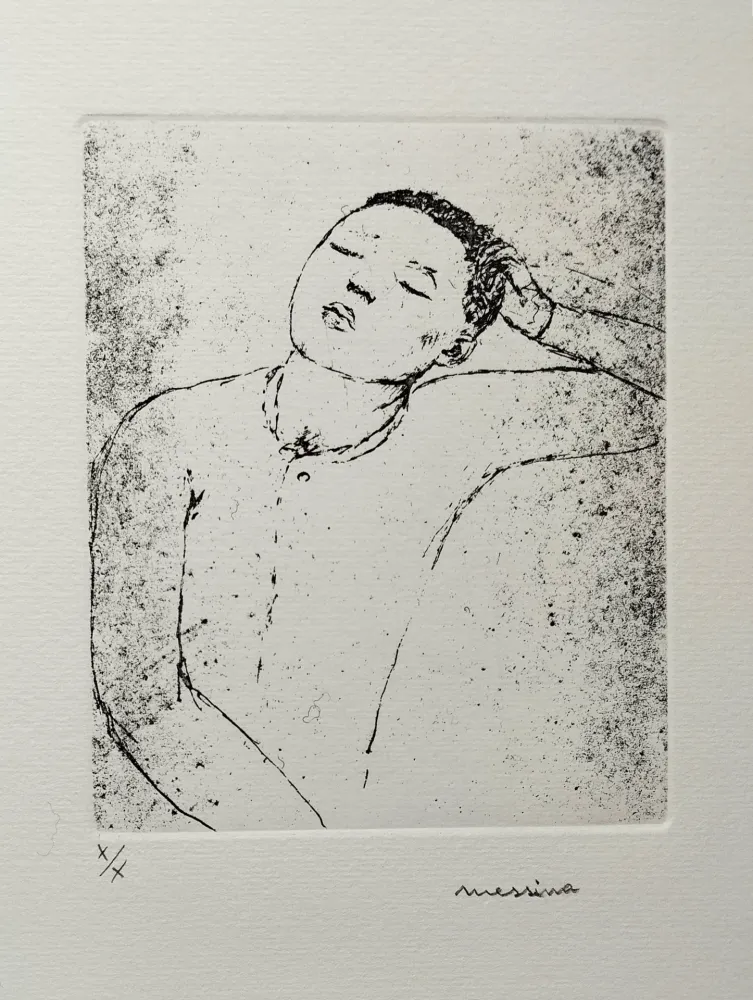 蚀刻版画 Messina - Autobiografia