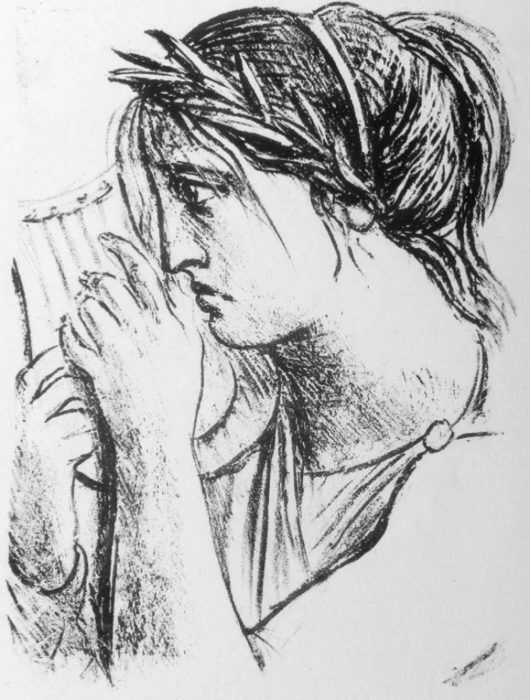 石版画 Messina - Hermione Oresti