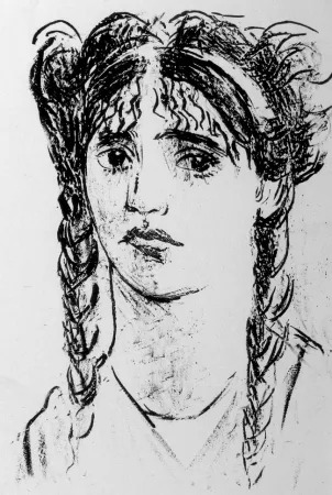 石版画 Messina - Sappho Phaoni