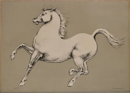 石版画 Messina - Stallone