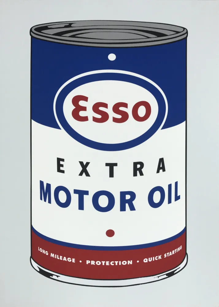 丝网印刷 Meyer  - Esso Extra Motor Oil