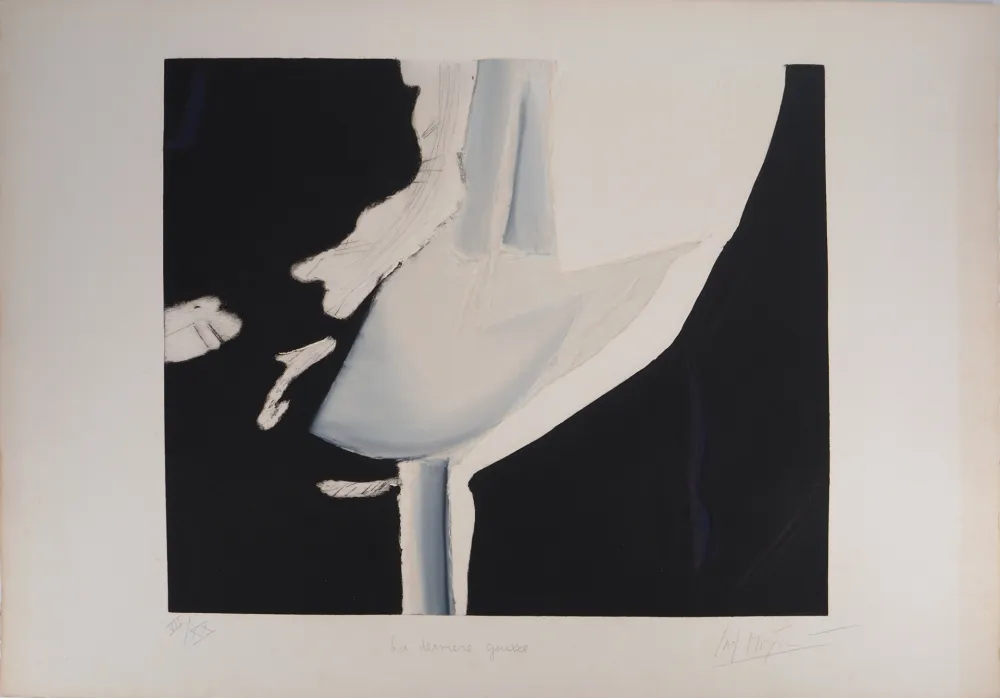 版画 Meyer - La dernière goutte