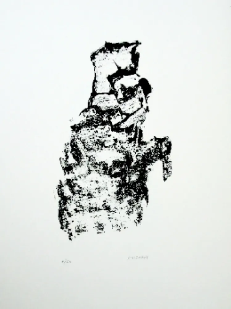 石版画 Michaux - Composition 115