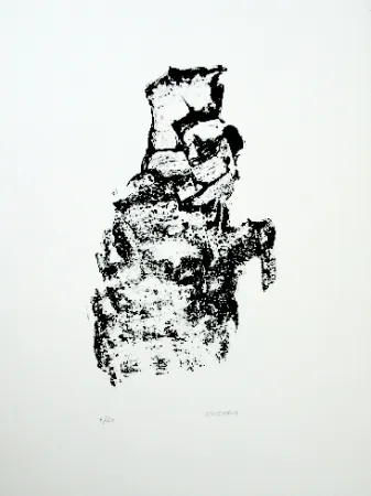 石版画 Michaux - Composition 115