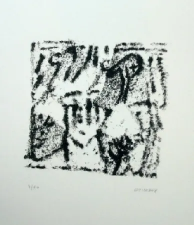 石版画 Michaux - Composition 119