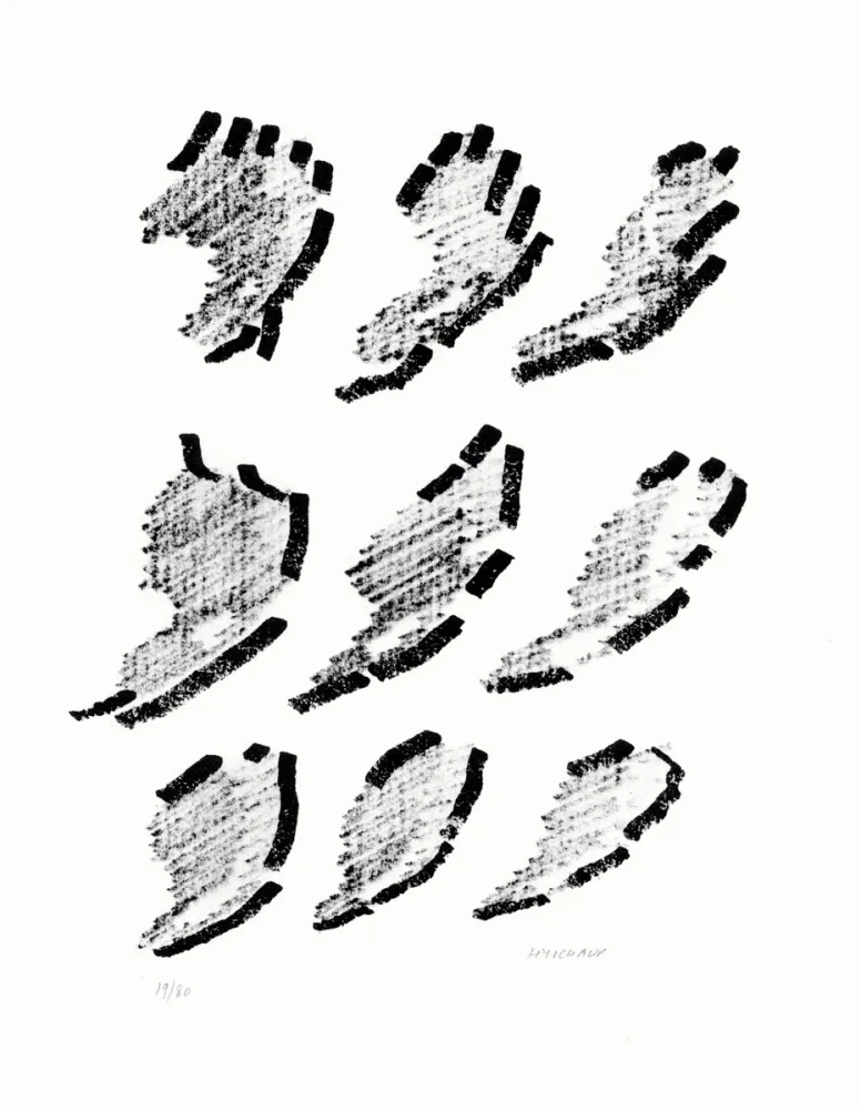 石版画 Michaux - Par la voie des rythmes