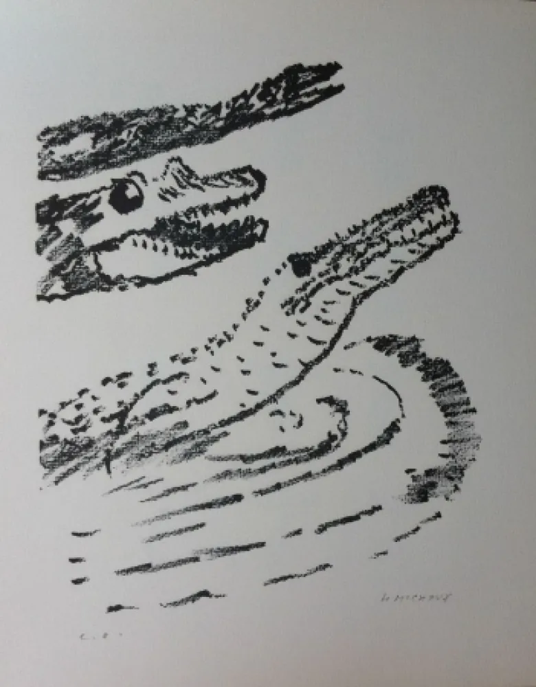 石版画 Michaux - Par la voie des rythmes 153