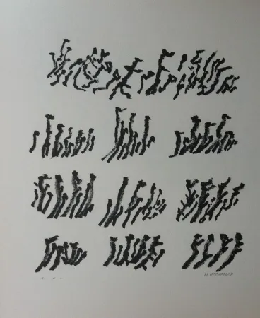 石版画 Michaux - Par la voie des rythmes 154