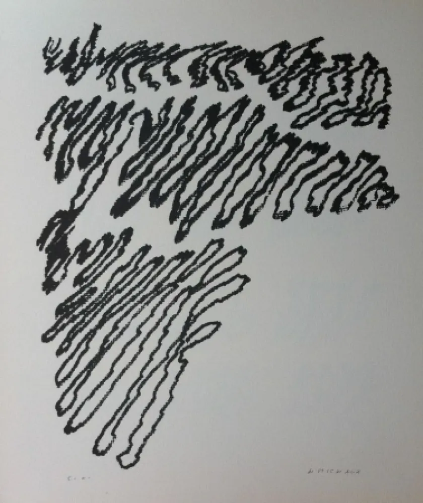 石版画 Michaux - Par la voie des rythmes 163