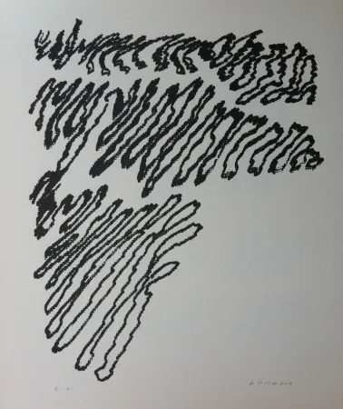 石版画 Michaux - Par la voie des rythmes 163