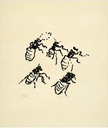 石版画 Michaux - Par la voie des rythmes, planche X