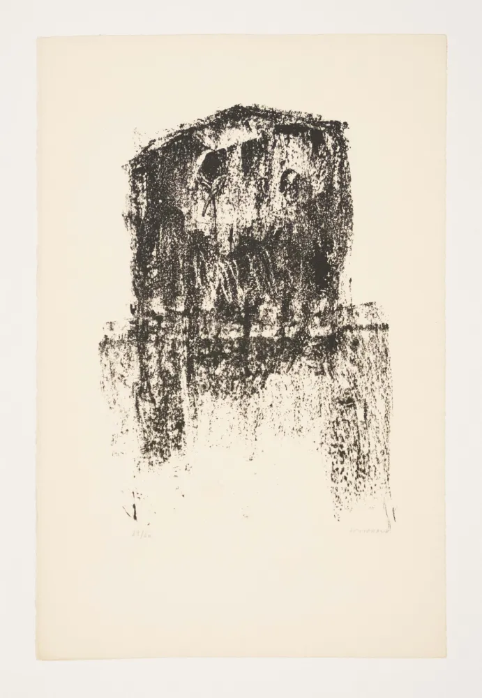 石版画 Michaux - SANS TITRE, 1974.