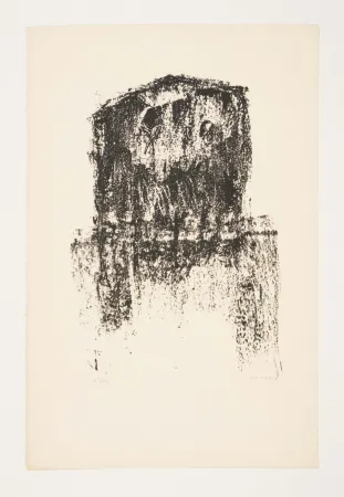 石版画 Michaux - SANS TITRE, 1974.