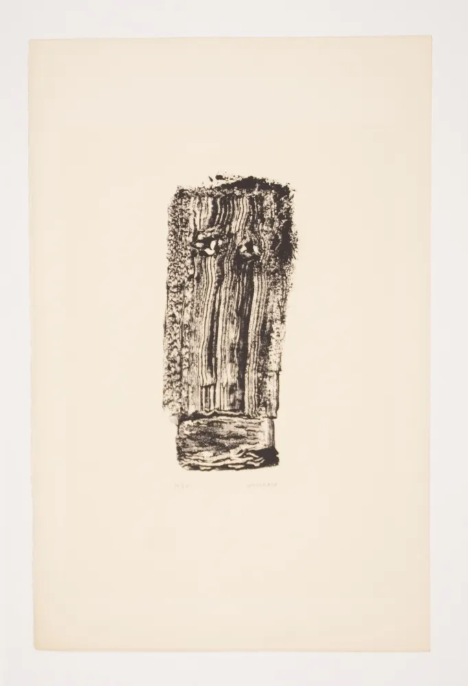石版画 Michaux - SANS TITRE, 1974.