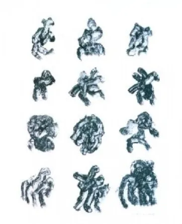 石版画 Michaux - Sans titre