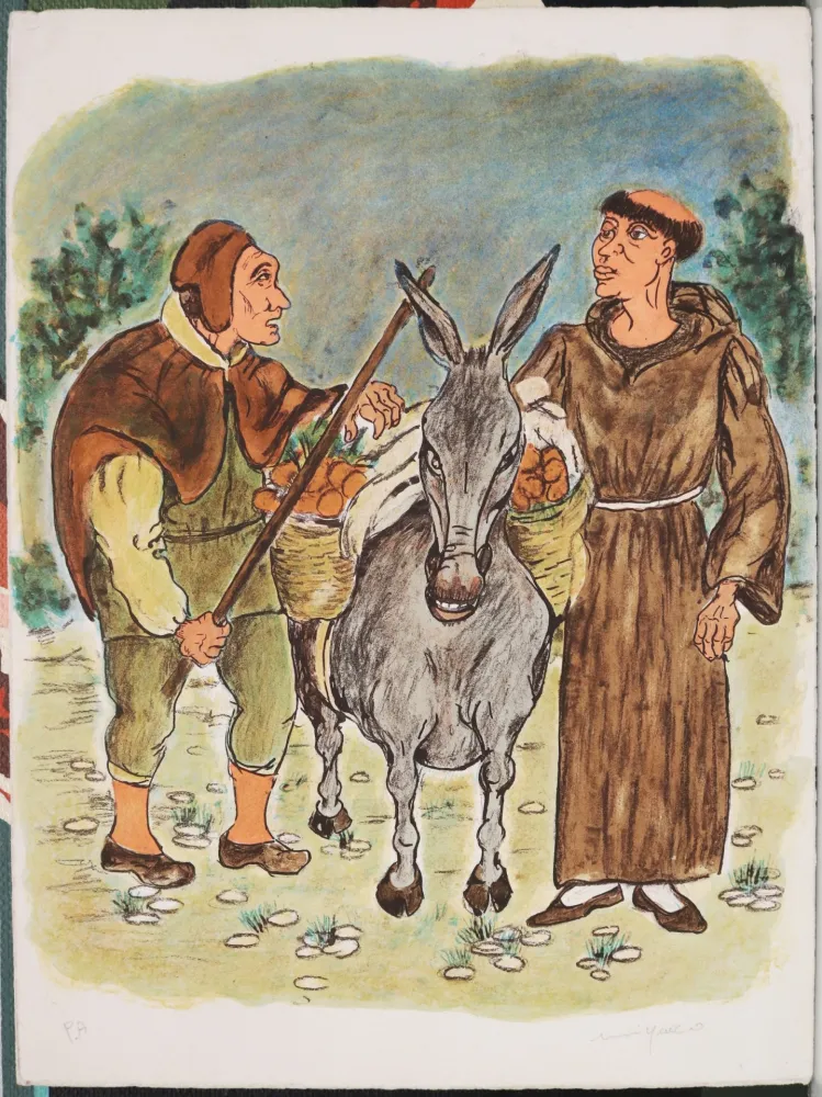 石版画 Migneco - Da 