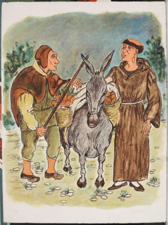 石版画 Migneco - Da 