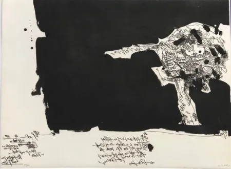 蚀刻版画 Millares - Antropofauna I