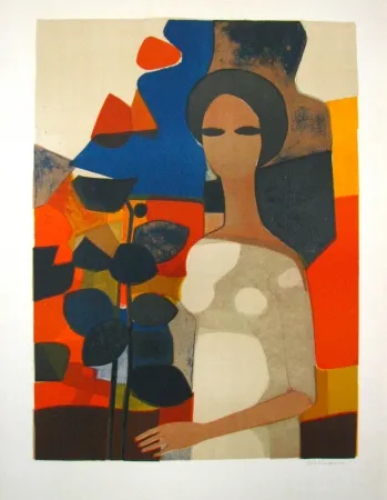 石版画 Minaux - L’américaine