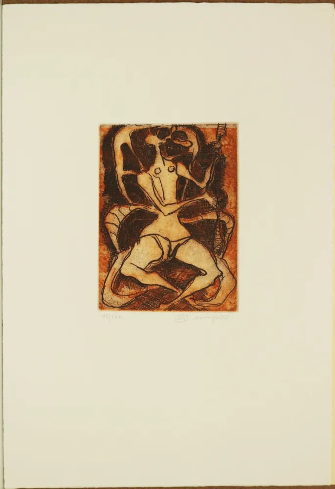 蚀刻版画 Minguzzi - Cloto