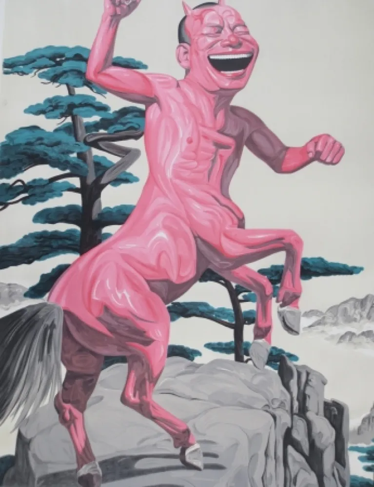 石版画 Minjun - Sans titre