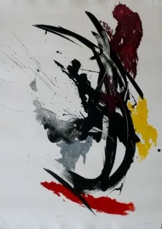 石版画 Miotte - Composition