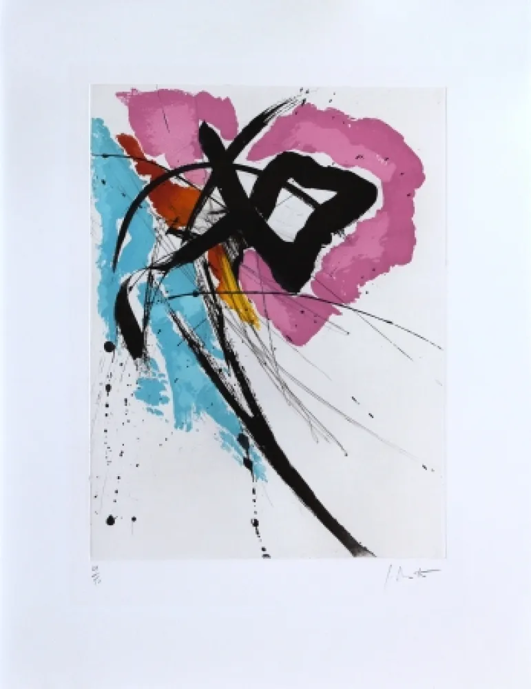 蚀刻版画 Miotte - Composition I