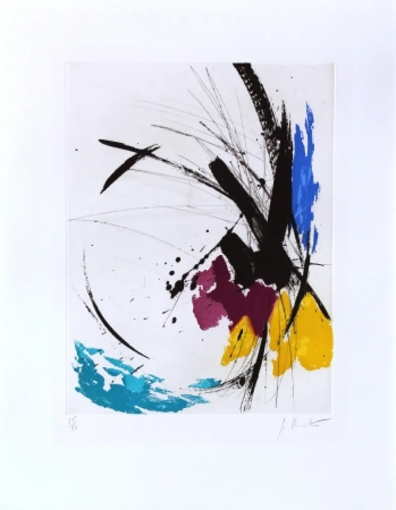 蚀刻版画 Miotte - Composition I I