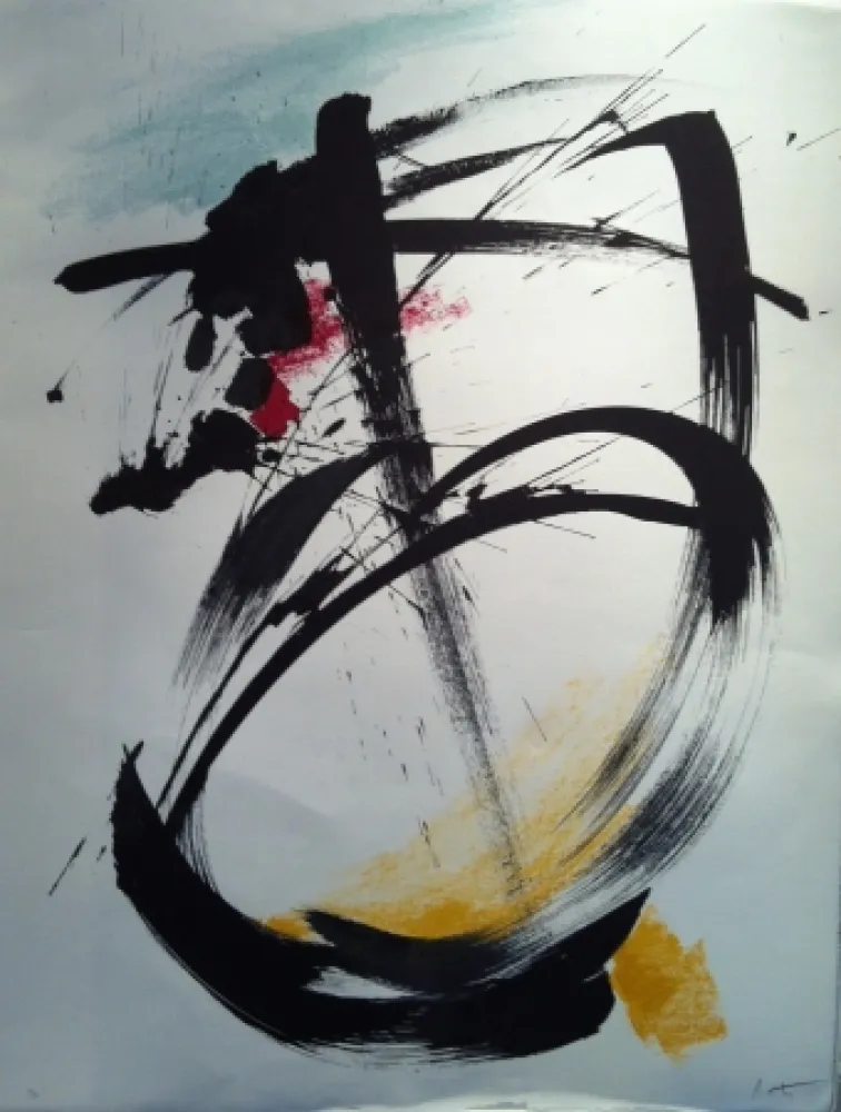 石版画 Miotte - Espace concerté