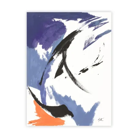 丝网印刷 Miotte - Mancha Naranja Inferior Izquierda