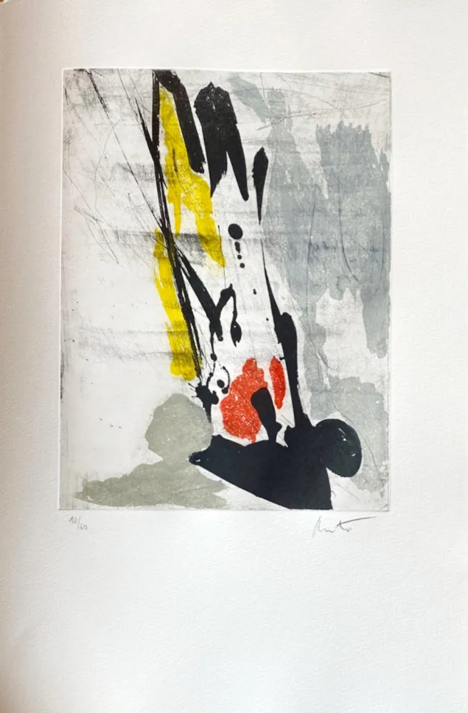 蚀刻版画 Miotte - Près des murs