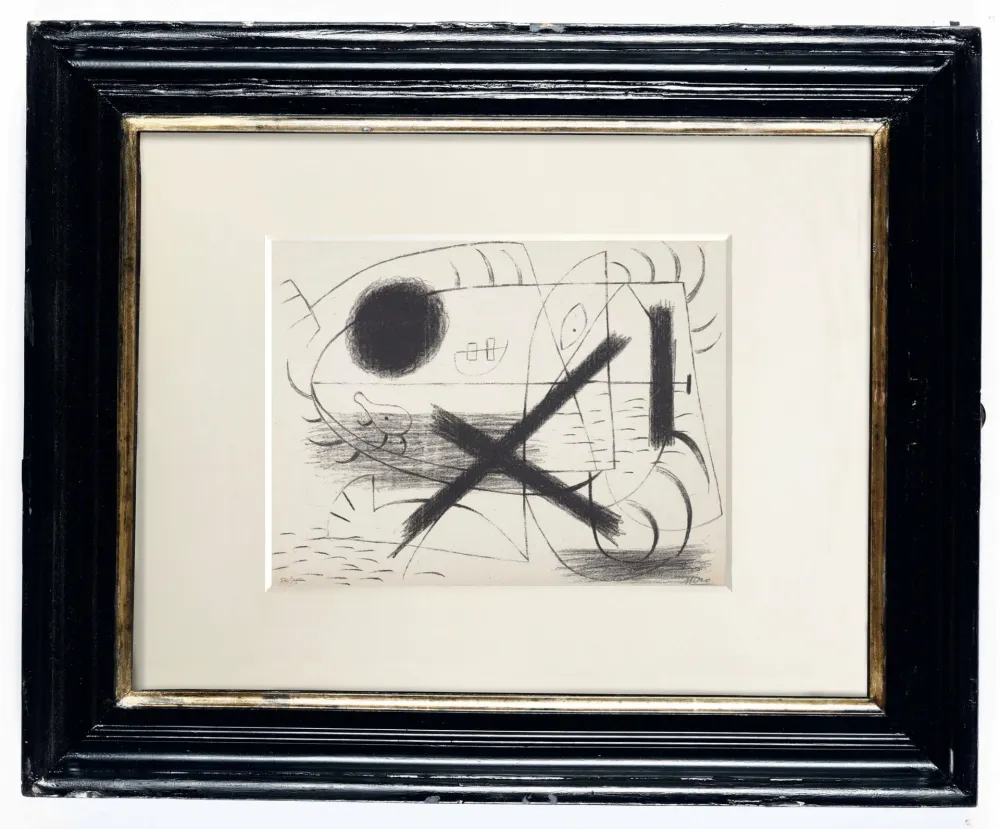 石版画 Miró - 1 (First Lithographic piece ever known)