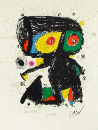 石版画 Miró - 15 ans Poligrafa