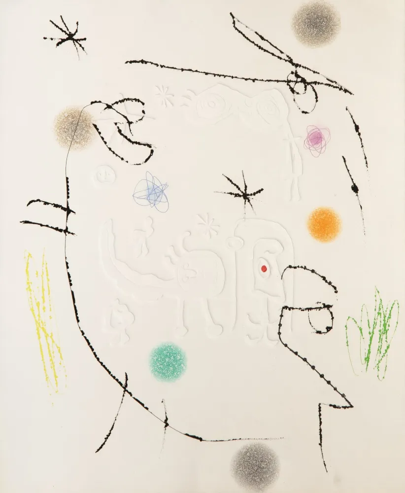 蚀刻飞尘法 Miró - Adonides