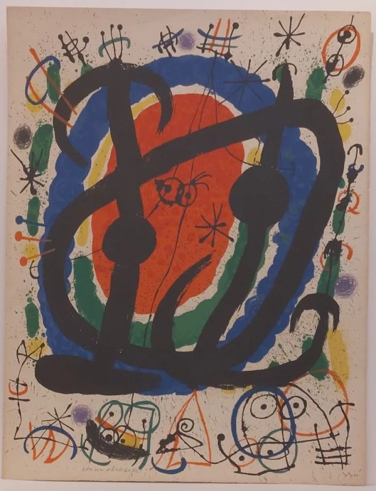石版画 Miró - Affiche pour le XXIIème Salon de Mai 
