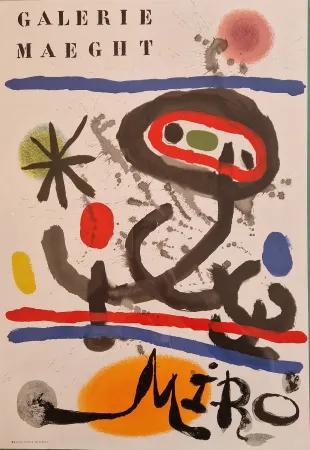 海报 Miró - Affiche pour l'exposition 