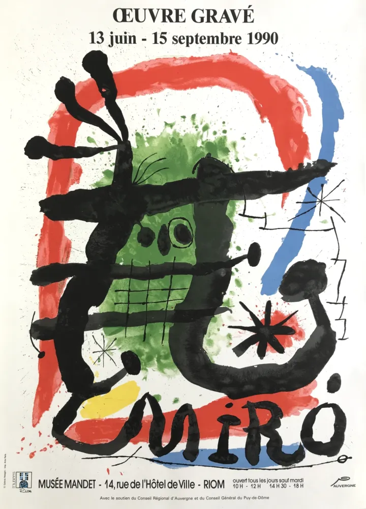 海报 Miró (After) - Musée Mandet, Riom