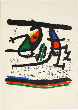 石版画 Miró - A.L Exposición 1971