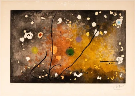 飞尘腐蚀法 Miró - Archipel Sauvage III
