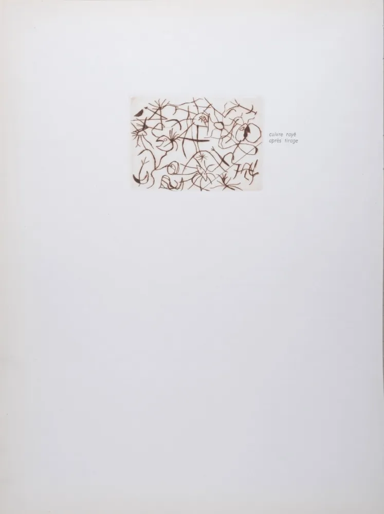 版画 Miró - Astres et Danseurs